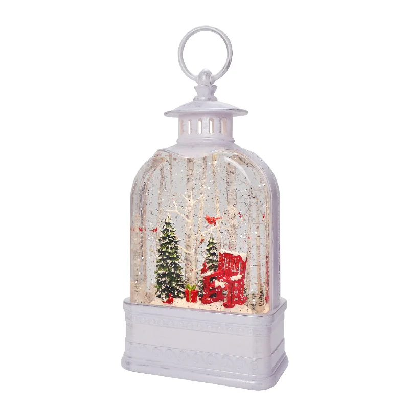 10.75" Christmas in Heaven Dome Sublimation Lighted Glitter Water Lantern