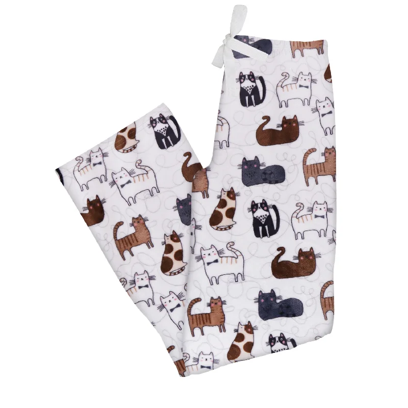 Cozy Kitty Velvety Fleece PJ Bottoms