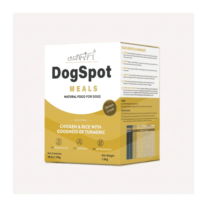 DogSpot Meals Chicken Gravy with Goodness of Curcumin for Small Dogs, 100gm