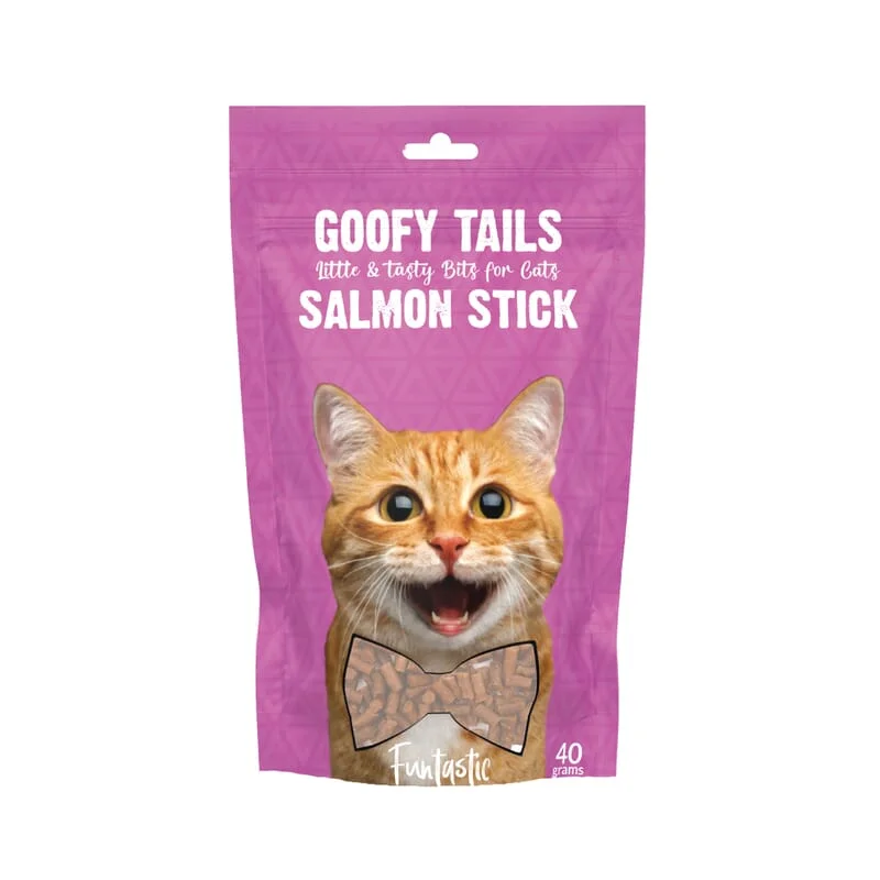 Goofy Tails Salmon Stick Treats for Cats and Kittens 40g