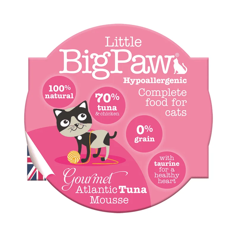 Little Big Paw Gourmet Atlantic Tuna Mousse Pack of 8 units of 85 Grams each