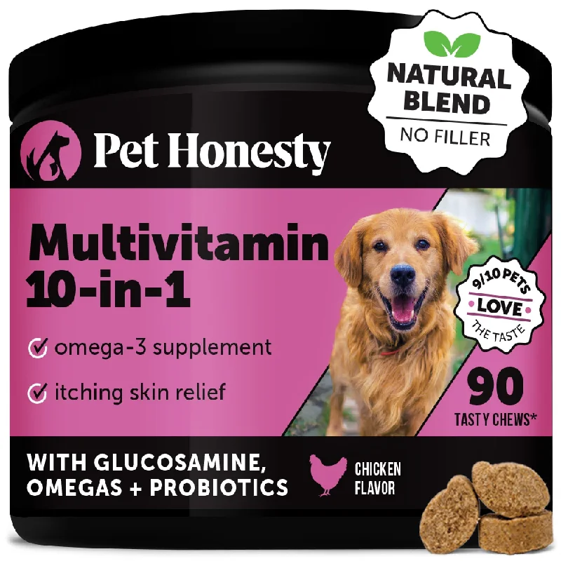 Pet Honesty 10-for-1 Multivitamin Chicken Soft Chew for Dogs