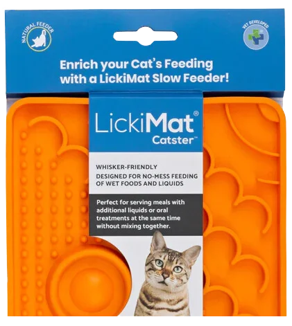 LickiMat Catster Lickmat - Orange