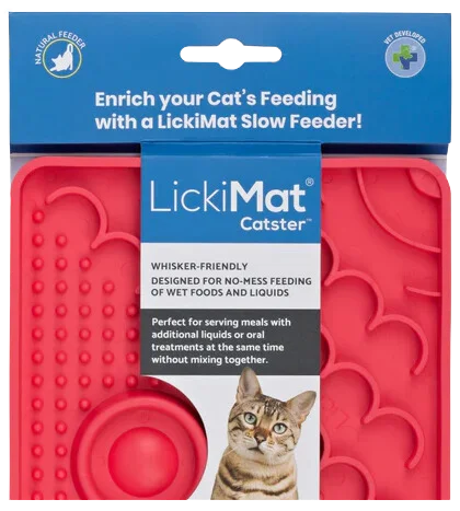 LickiMat Catster Lickmat - Red