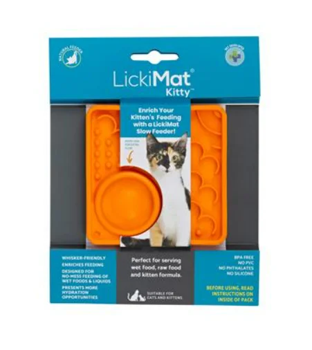 LickiMat Kitty (Mini Catster) - Orange