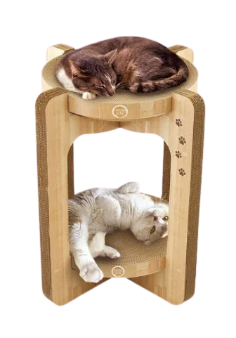 Necoichi Cozy Cat Scratcher Tower