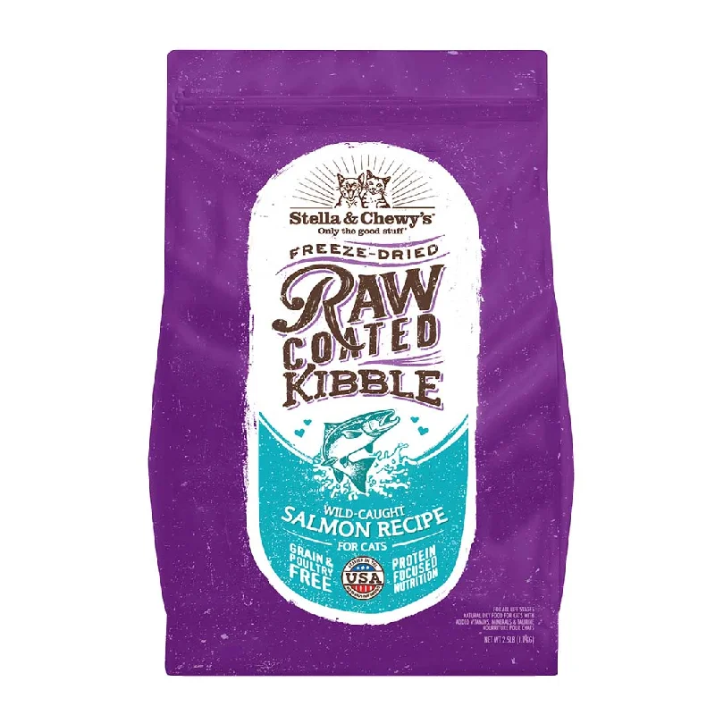 Stella & Chewy's Dry Cat Food Raw Coated Wild-Caught Salmon Recipe