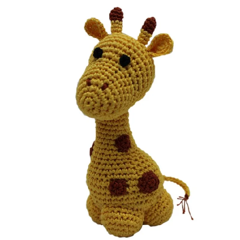 Louie Longneck The Giraffe Organic Cotton Dog Toy