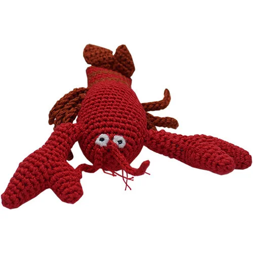 Lurch The Lobster Organic Cotton Dog Toy