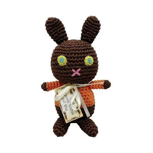 Mock Choco Easter Bunny Organic Cotton Dog Toy