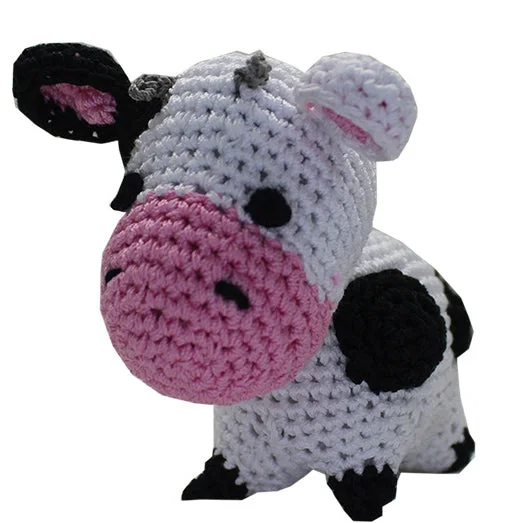 Molly Moo The Cow Organic Cotton Dog Toy