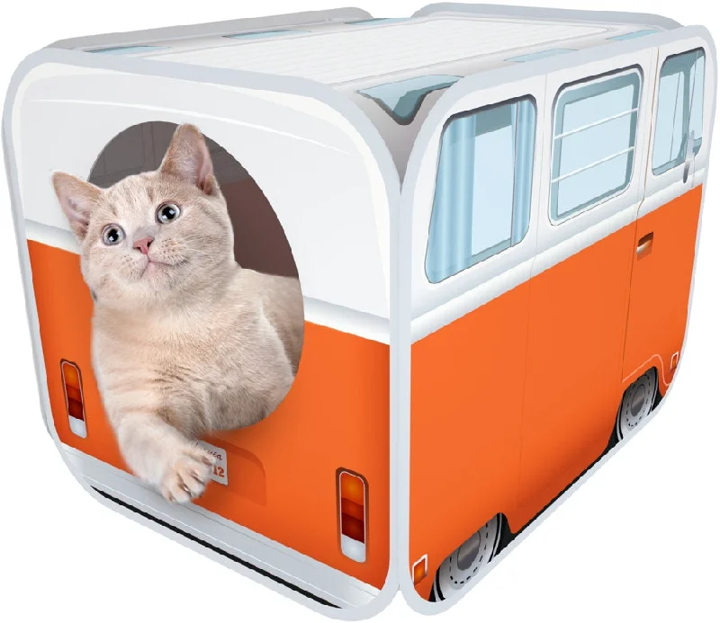 ALL FOR PAWS Vintage  Pop Up Minibus Kućica, 75x58x58cm