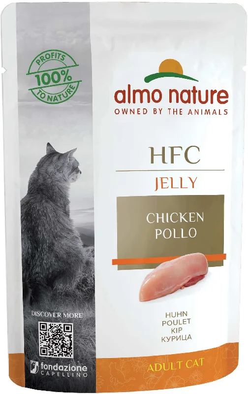 ALMO NATURE HFC Jelly Plic pentru pisici, cu pui 55g