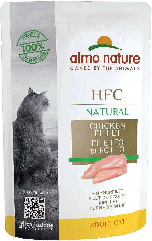 ALMO NATURE HFC Natural Plic pentru pisici, cu file de pui 55g