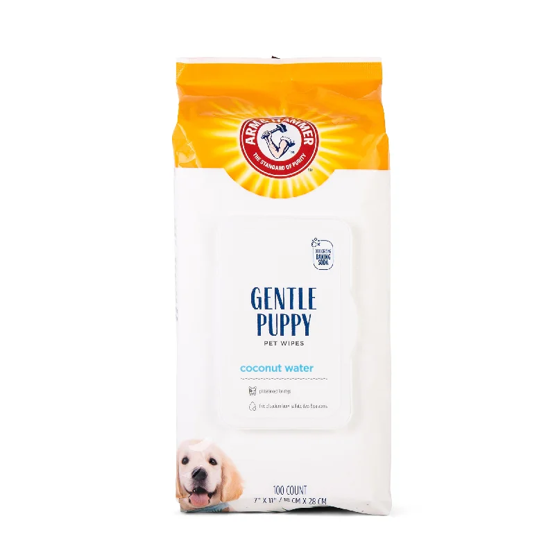 Arm and Hammer Heavy Gentle Puppy Wipes Coconut Water 100 Pack