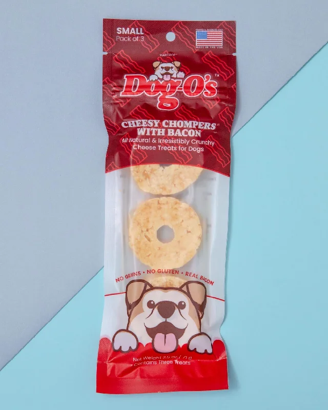 Bacon Cheesy Chompers Dog Treats (Made in the USA)