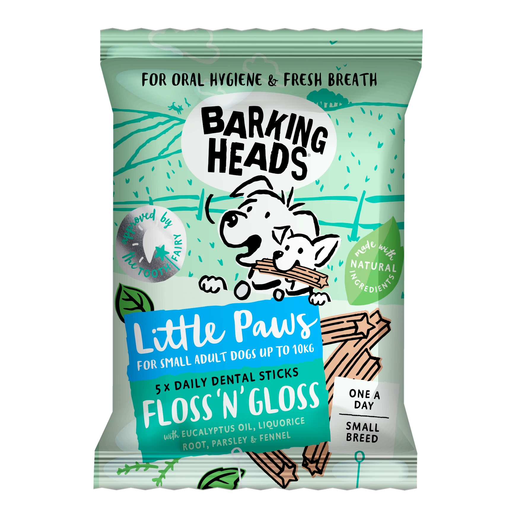 Barking Heads - Little Paws Floss N Gloss Dental Sticks