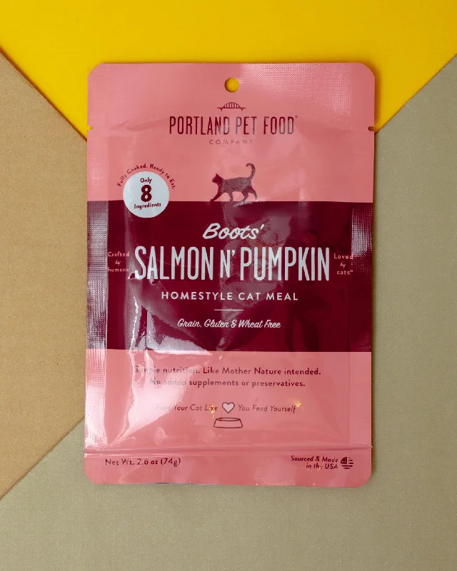 Boots' Salmon N' Pumpkin Cat Meal Pouch