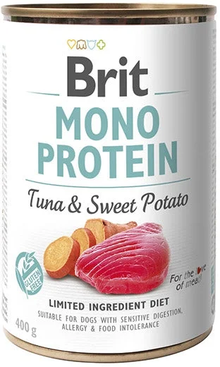 BRIT Mono Protein, tunjevina s batatom, bez žitarica i glutena, 400g