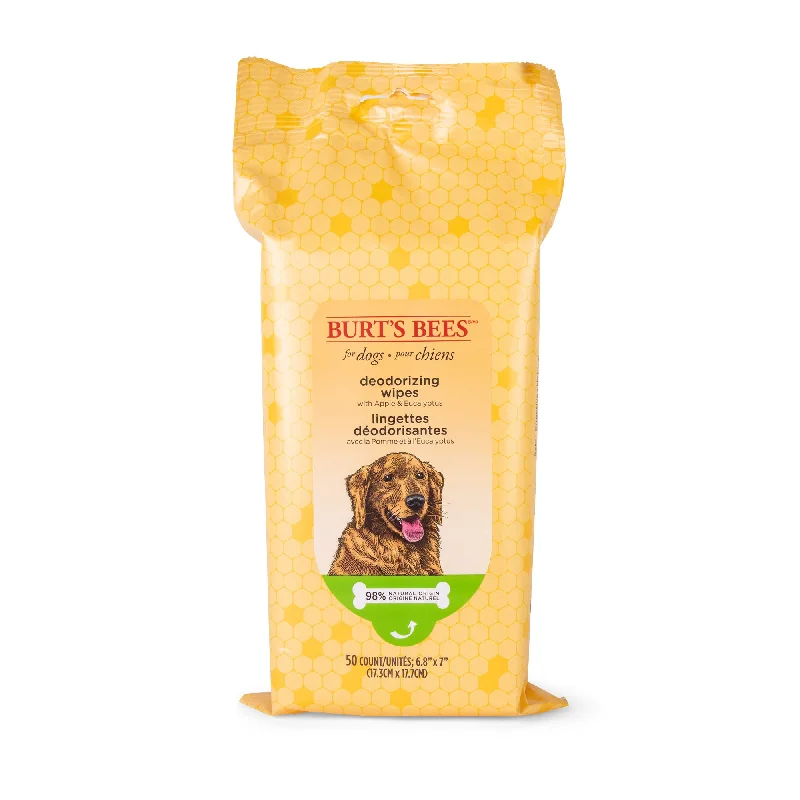 Burt's Bees Deodorizing Dog wipes 50pk