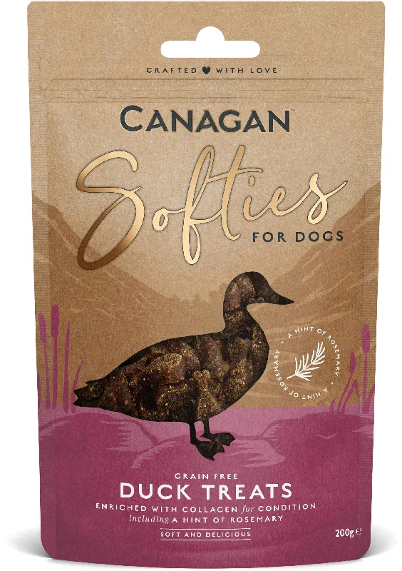 CANAGAN Softies Recompensă pentru câini, cu Raţă 200g