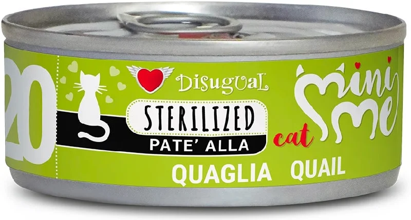 DISUGUAL MINI ME Cat Sterilized, pašteta prepelica, 85g