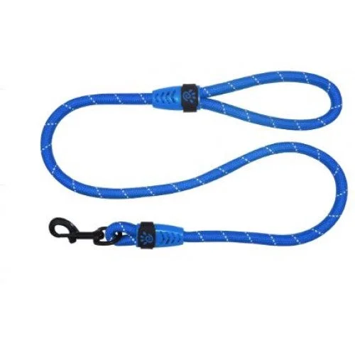 Doco 4ft Reflective Rope Leash with Loop Handle ver. 2-Ø13mm x 120cm-Large/Blue