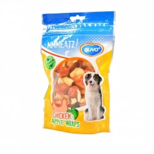 Duvo Meats Chicken & Apple Wraps 100g