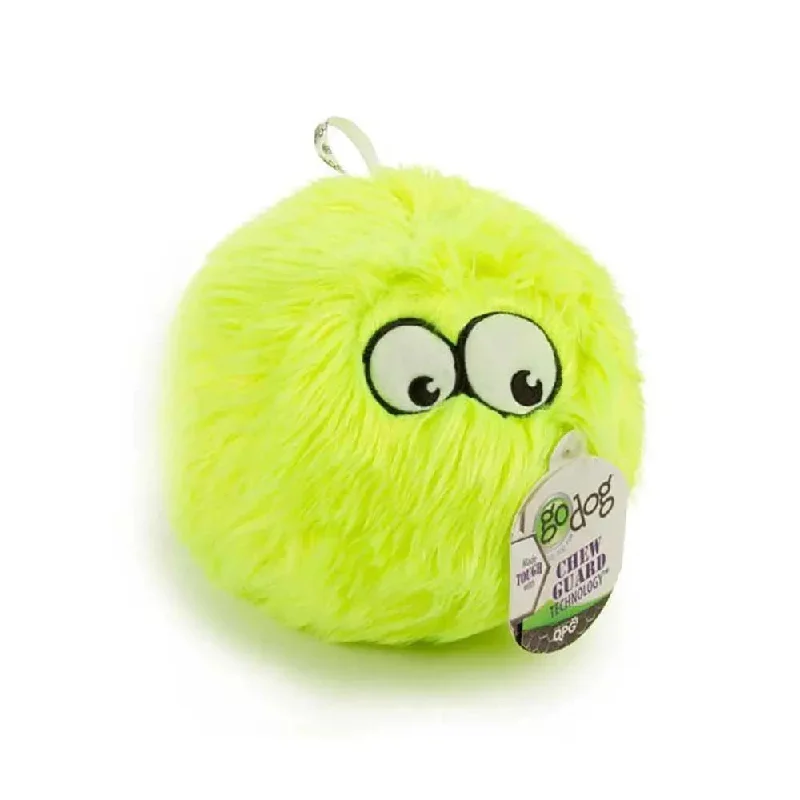 GoDog® Lime FurBallz Dog Toys Medium