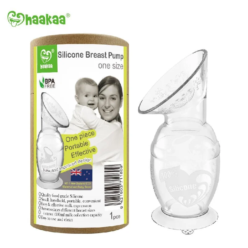 Haakaa Gen 2 Silicone Manual Breast Pump, 100ml (New w/ Suction Base)