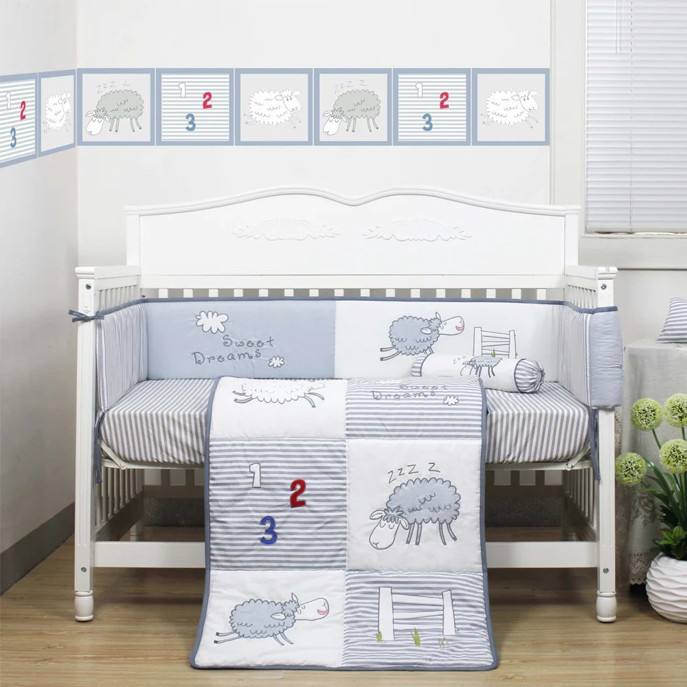 Happy Coy 100% Cotton Bedding Set - Sweet Dreams 3 PCS / 5 PCS