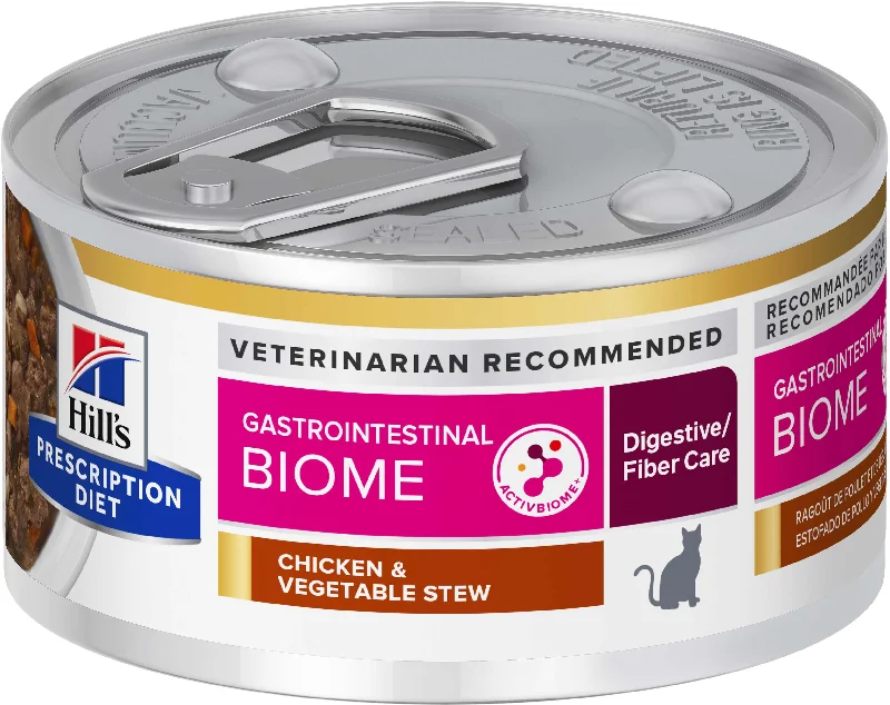 HILL's PD FELINE GI BIOME Conservă pt pisici cu probleme gastrointestinale 82g