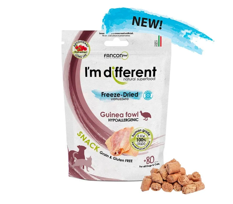 I'M DIFFERENT Freeze Dried biserka, poslastica bez žitarica, 40g