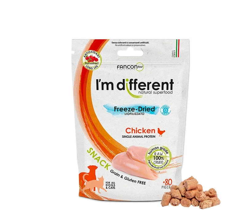 I'M DIFFERENT Freeze Dried, monoprotein piletina, poslastica bez žitarica, 40g