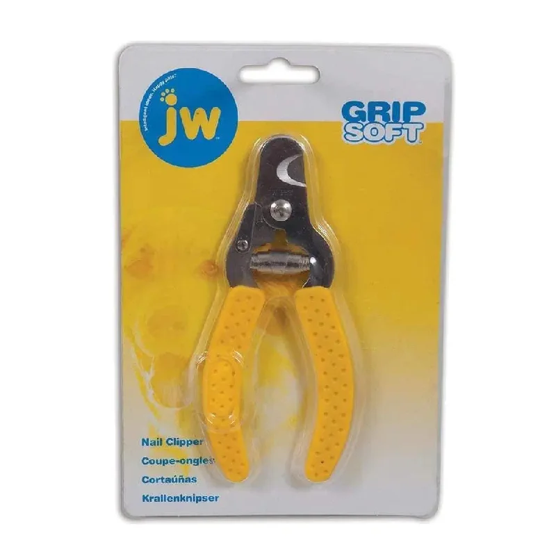 JW® Gripsoft® Nail Clipper Gray/Yellow Color Medium