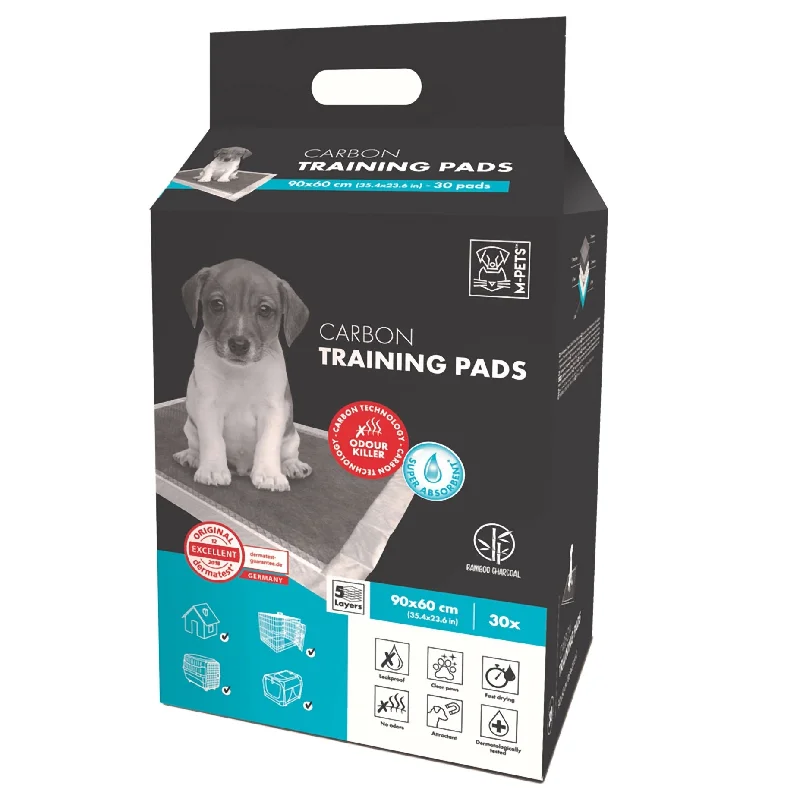 M-Pets Carbon Dog Training Pads 30 Pack 90cm