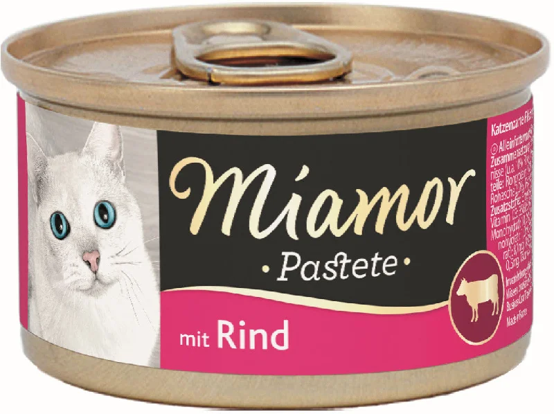 MIAMOR Pate pentru pisici, cu Vită 85g