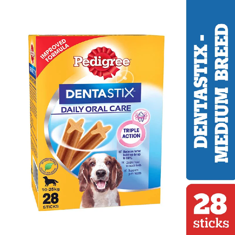 Pedigree Dentastix Oral Care for Adult (Medium Breed of 10 to 25 kg) Dog Treats (Limited Shelf Life))