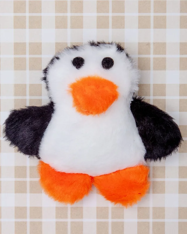 Penguin Plush Squeaky Dog Toy (Made in the USA)