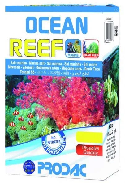 PRODAC Ocean Reef Sare marină pentru prepararea de 240L de soluţie salină 8kg