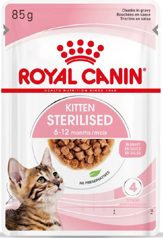 ROYAL CANIN FHN KITTEN Sterilised Plic în Sos pentru pisicuţe sterilizate 85g