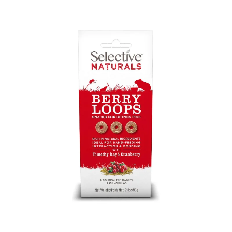 Selective Naturals Berry Loops Guinea Pig Treats 80g