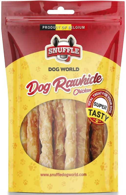 SNUFFLE DOG Recompense pentru câini Sticks Pui, 80gr