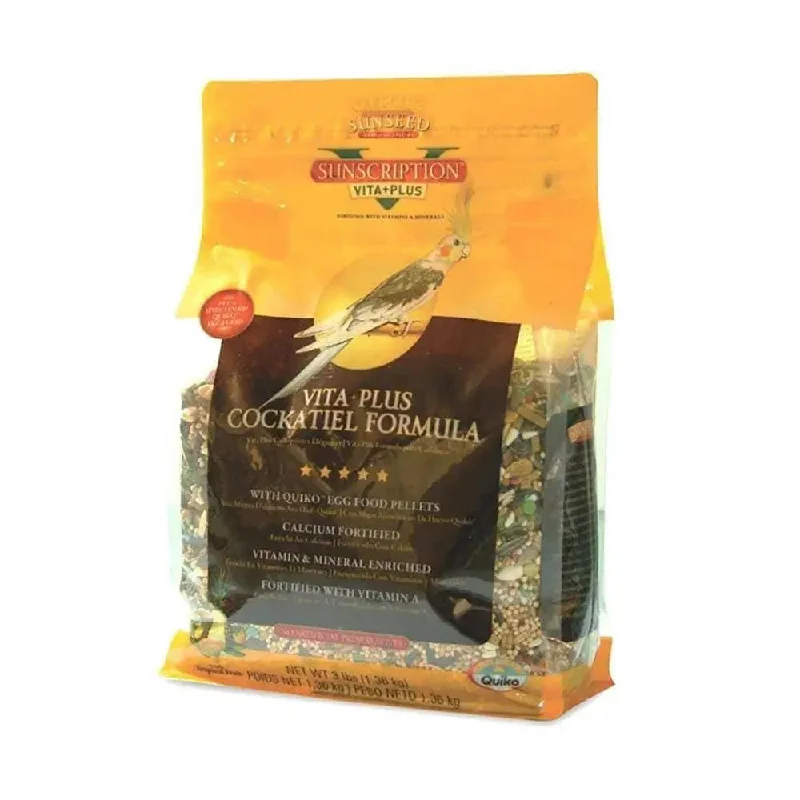 Sunseed® Vita Prima™ Sunscription Cockatiel & LoveBirds Food 3 Lbs