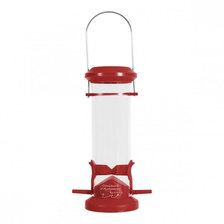 Wild Bird Plastic Silo Feeder 2 Perch