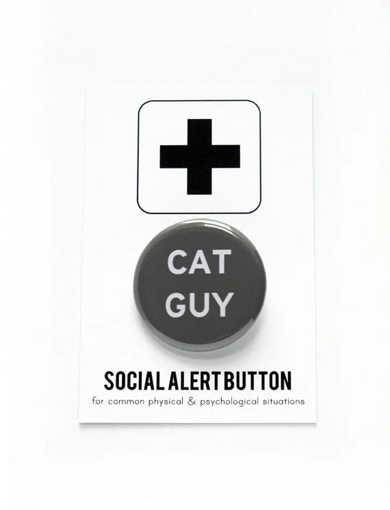 WORD FOR WORD | Cat Guy Button